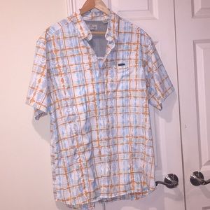 Bob Timberlake multi colored fishing shirt